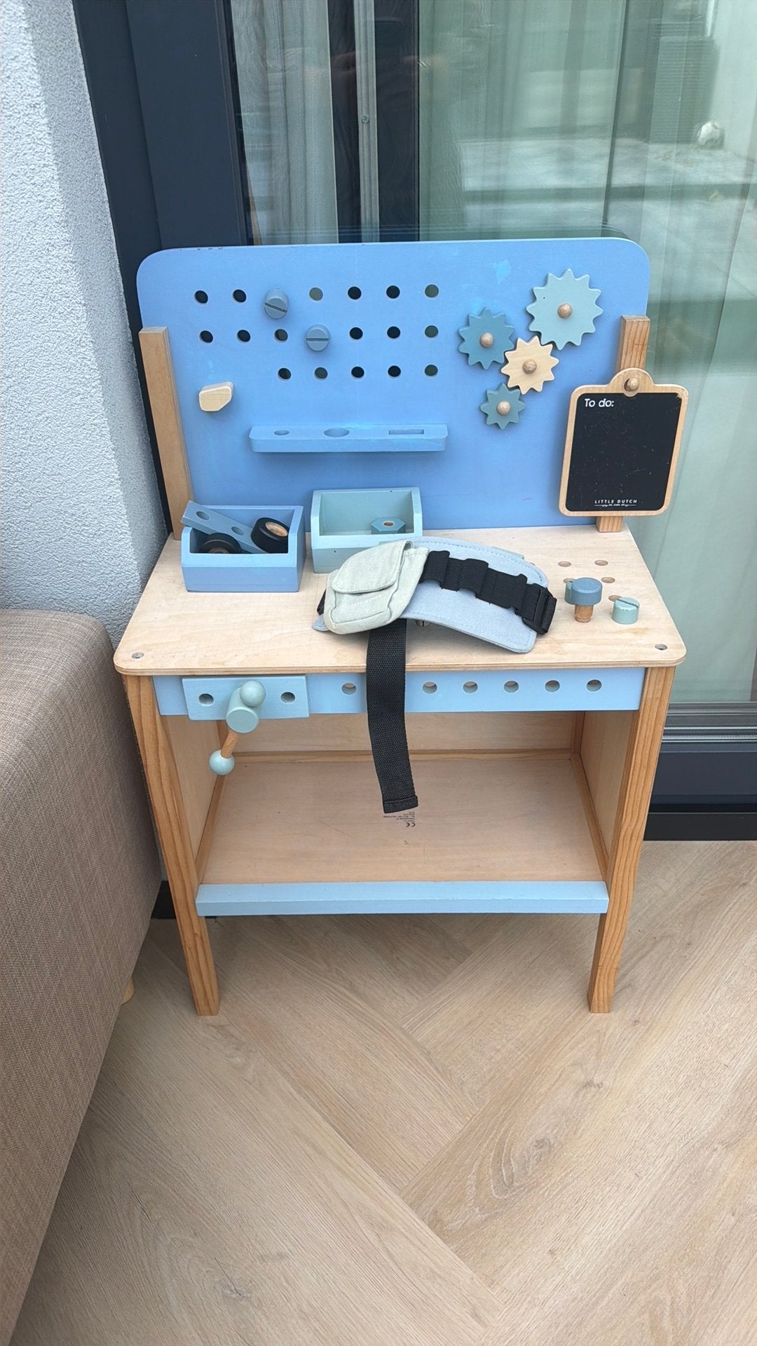 Werktafel little dutch tas erbij, Ophalen, Zo goed als nieuw