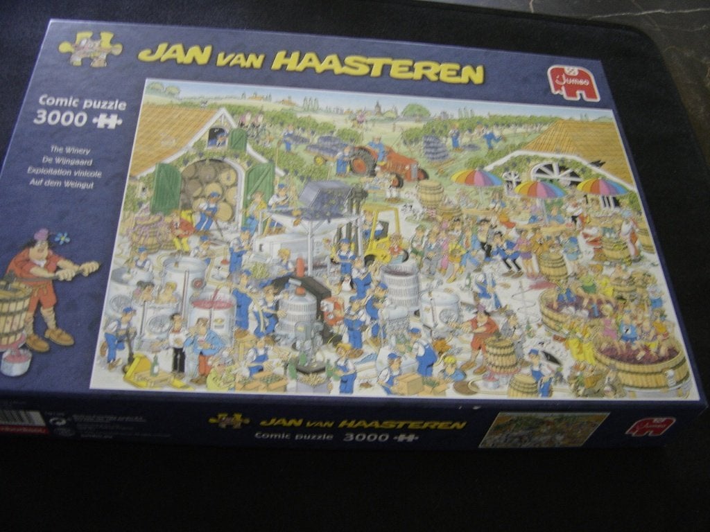puzzel jan van haasteren 3000 stukjes, Hobby en Vrije tijd, Denksport en Puzzels, Ophalen, Meer dan 1500 stukjes, Zo goed als nieuw