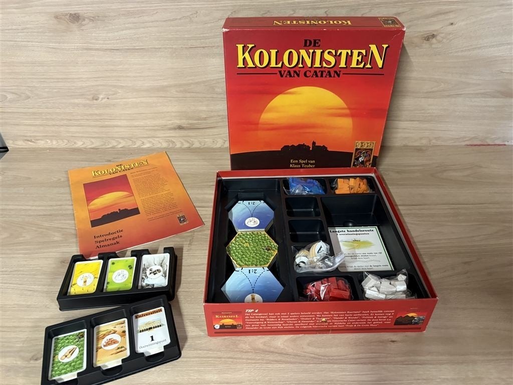 de kolonisten van catan houten editie - s4234, Verzenden, Zo goed als nieuw