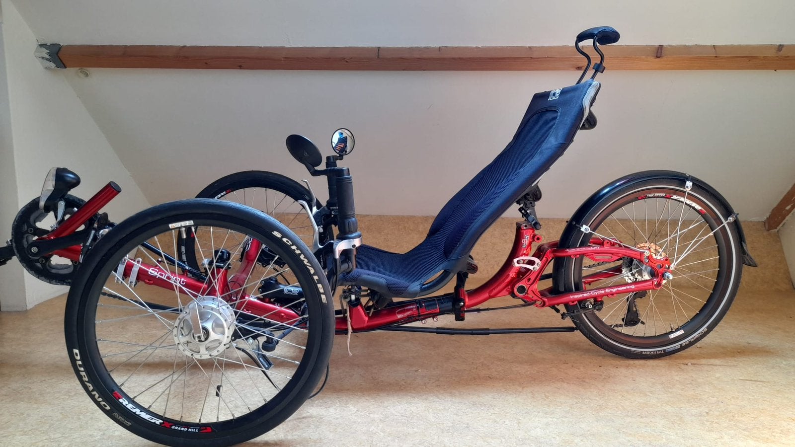 ICE Trike ligfiets Sprint Compact Flat Twist Fold, Fietsen en Brommers, Ophalen, Gebruikt, Overige merken