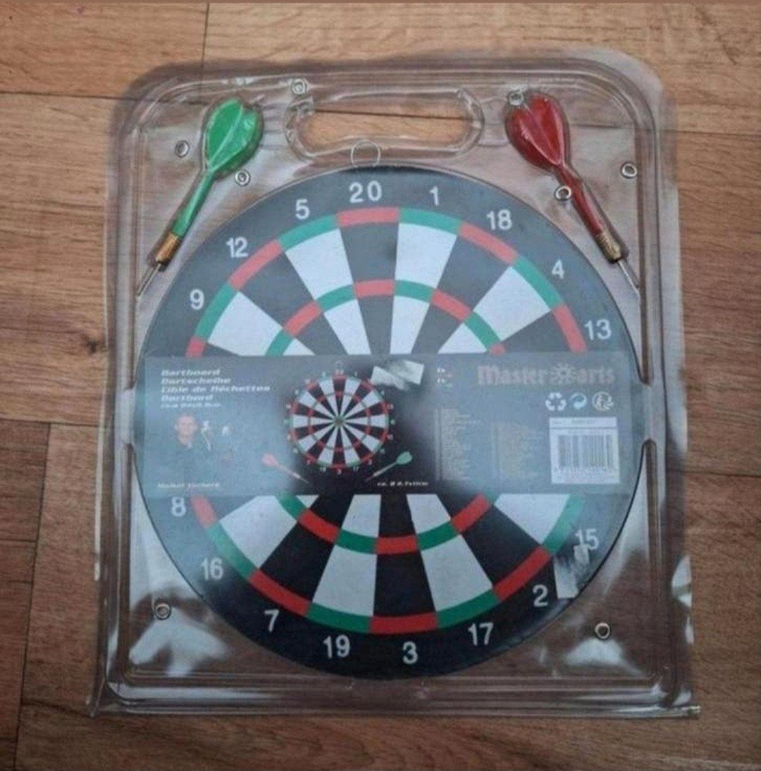 Master Darts Dartbord met pijlen - Nieuw in verpakking, Sport en Fitness, Darts, Ophalen of Verzenden, Nieuw