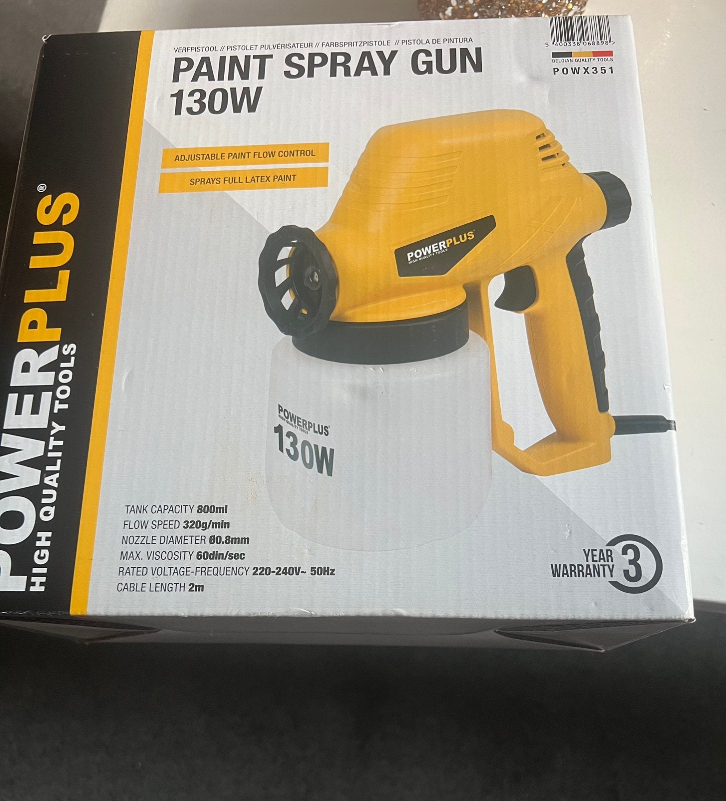 Te koop Powerplus Spuit - 130 W (Nieuw), Verzenden, Nieuw, Overige typen