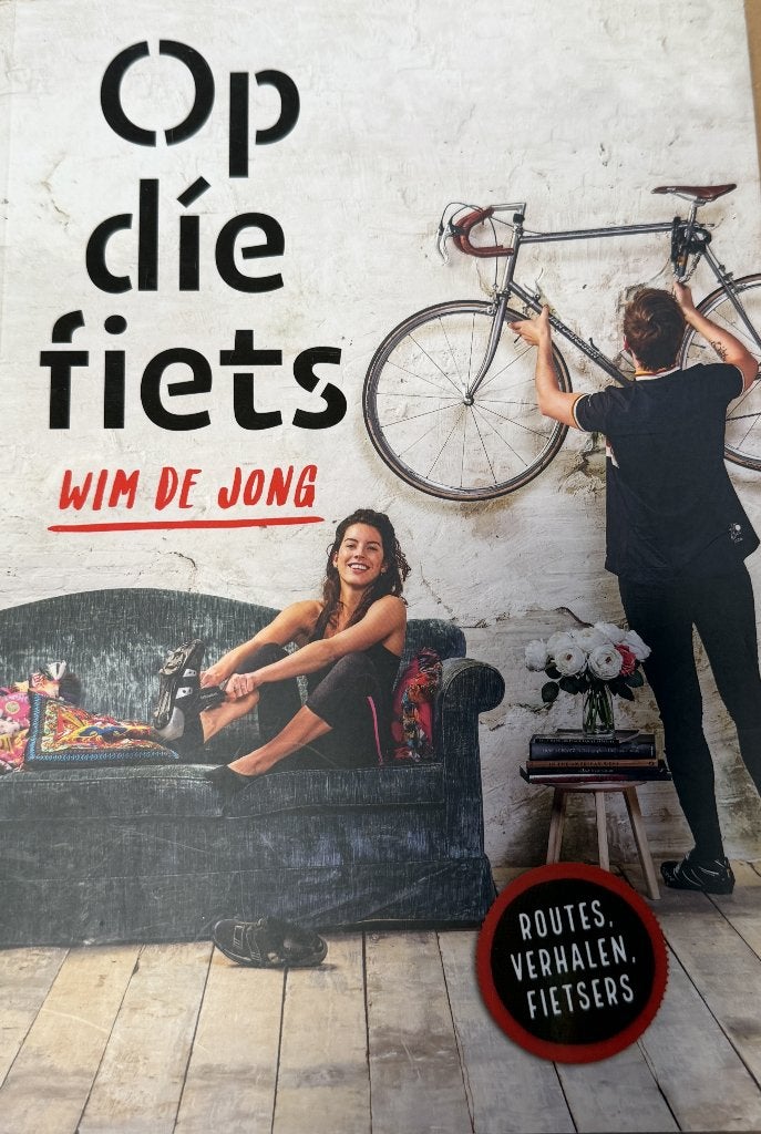 Wim de Jong Op de fiets, Ophalen of Verzenden, Zo goed als nieuw, Overige onderwerpen, Achtergrond en Informatie