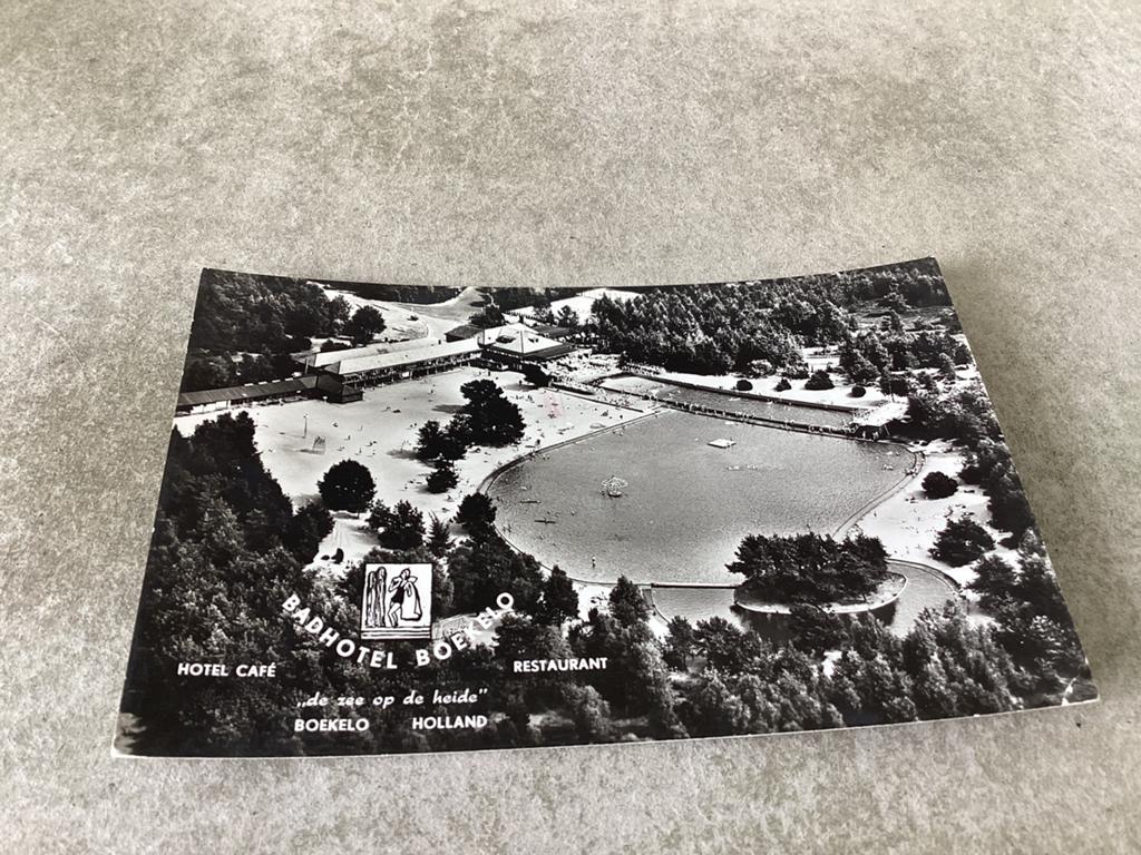 Boekelo.       Panorama Badhotel Boekelo  1959, Ophalen of Verzenden