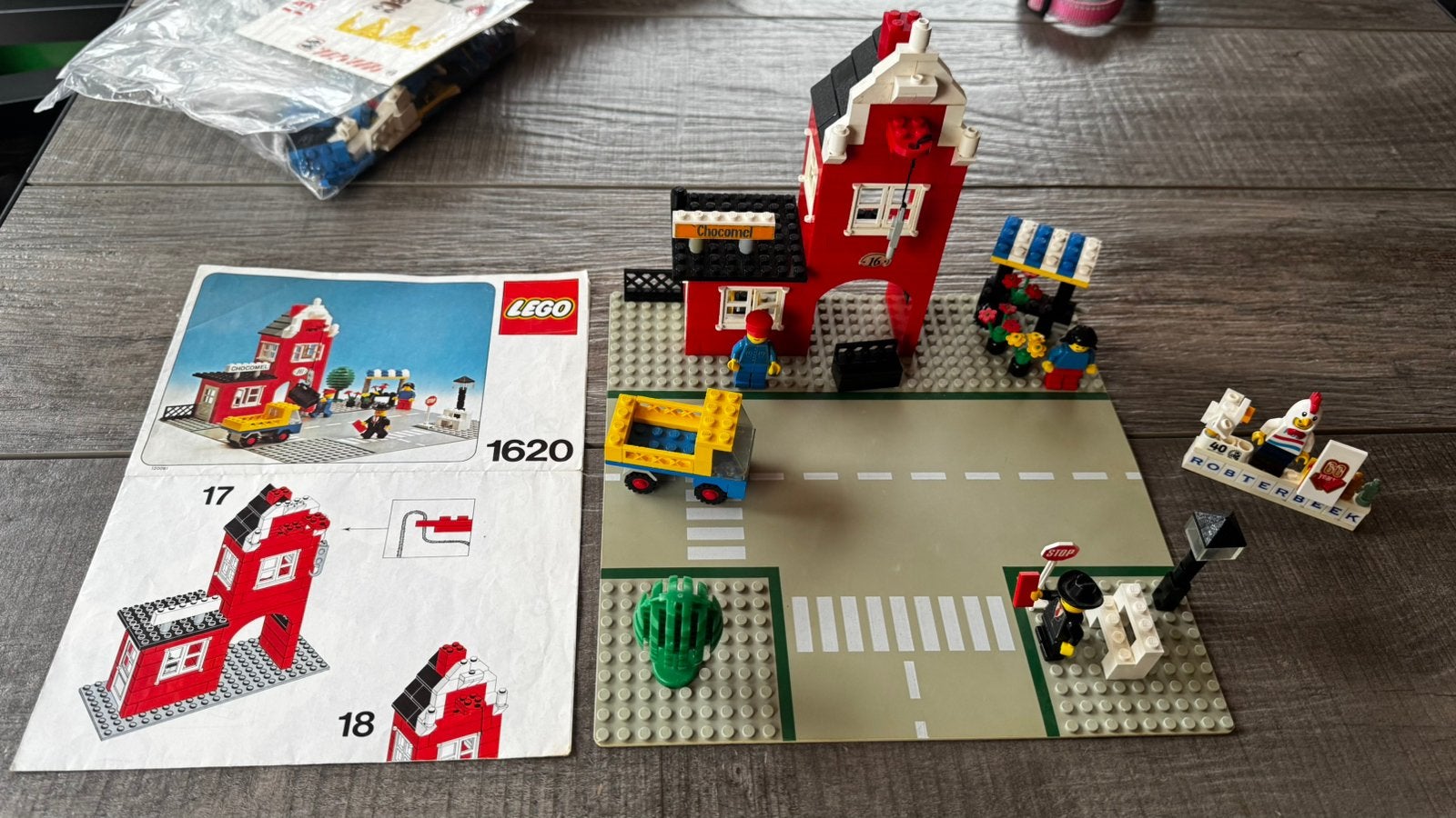 Lego 1620 chocomel factory compleet, Lego, Ophalen of Verzenden, Zo goed als nieuw, Complete set