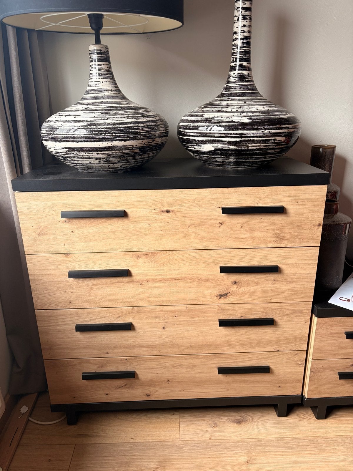 Ladekast met 2 nachtkastjes - Set, Ophalen, Gebruikt, 50 tot 100 cm, Minder dan 100 cm