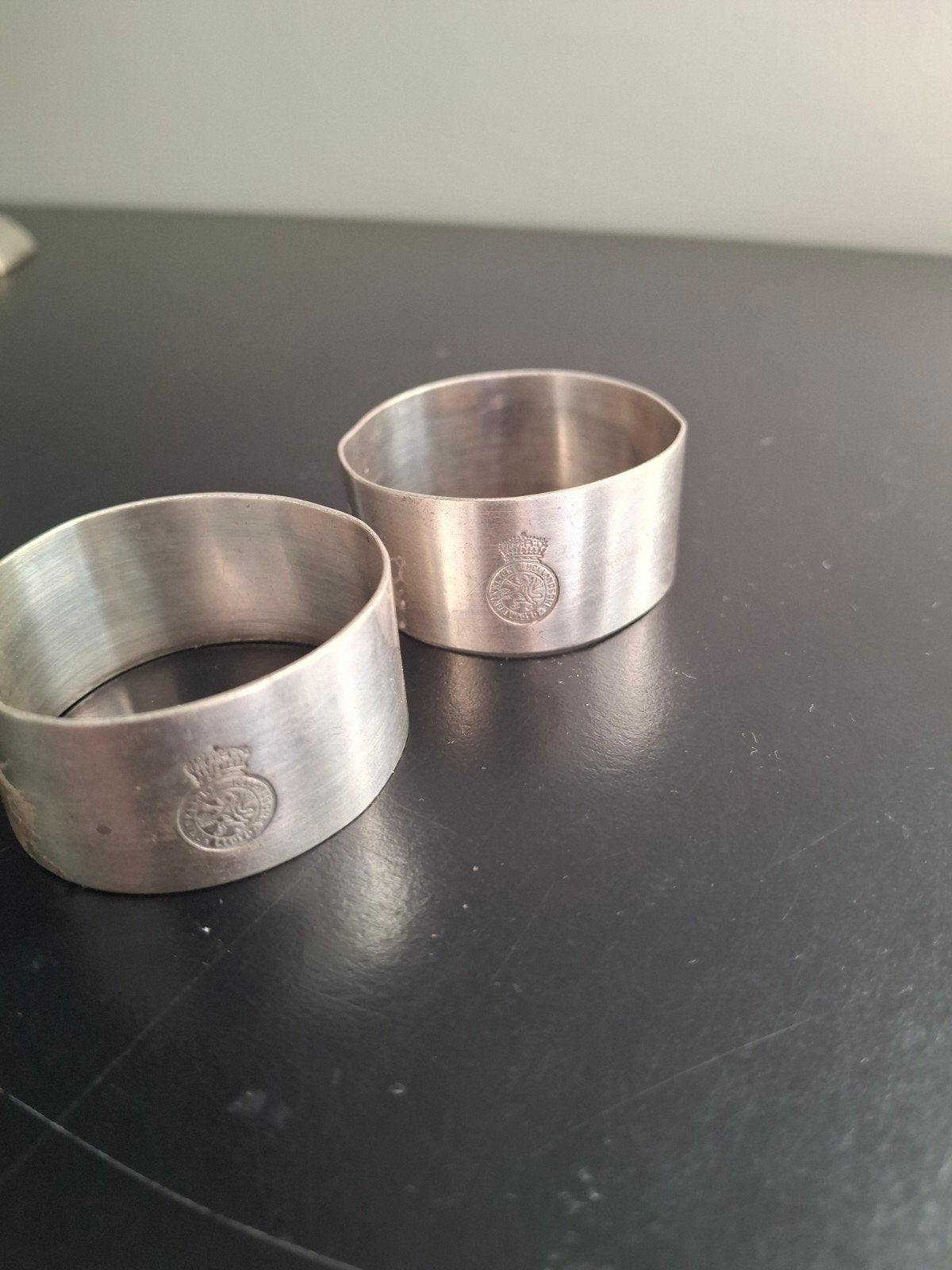 zilveren servetring, Antiek en Kunst, Antiek | Goud en Zilver, Ophalen of Verzenden, Zilver