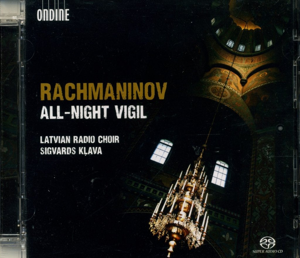 SACD Rachmaninov - All-night Vigel (Latvia Radio Choir), Modernisme tot heden, Ophalen of Verzenden, Rachmaninov, Zo goed als nieuw