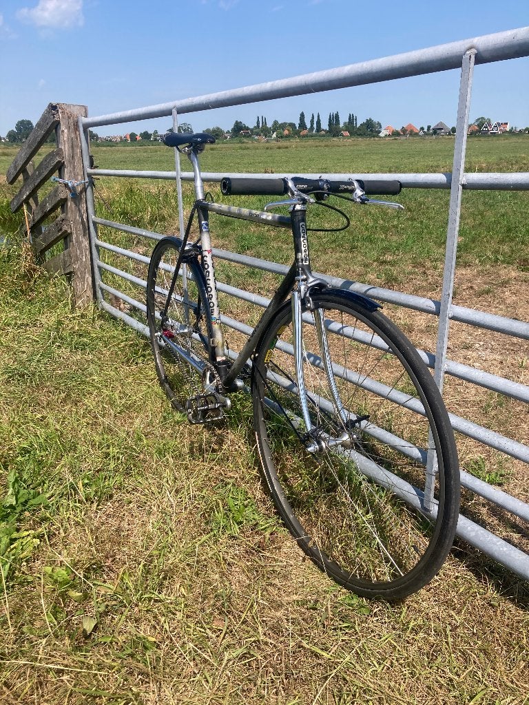 Singlespeed Retro Concorde, Fietsen en Brommers, Fietsen | Racefietsen, Gebruikt, Staal, Velgrem, 53 tot 57 cm