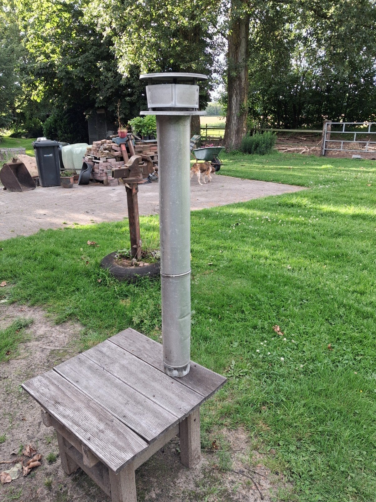 Aluminium dakdoorvoer, Ophalen of Verzenden, Ventilator en Afzuiger