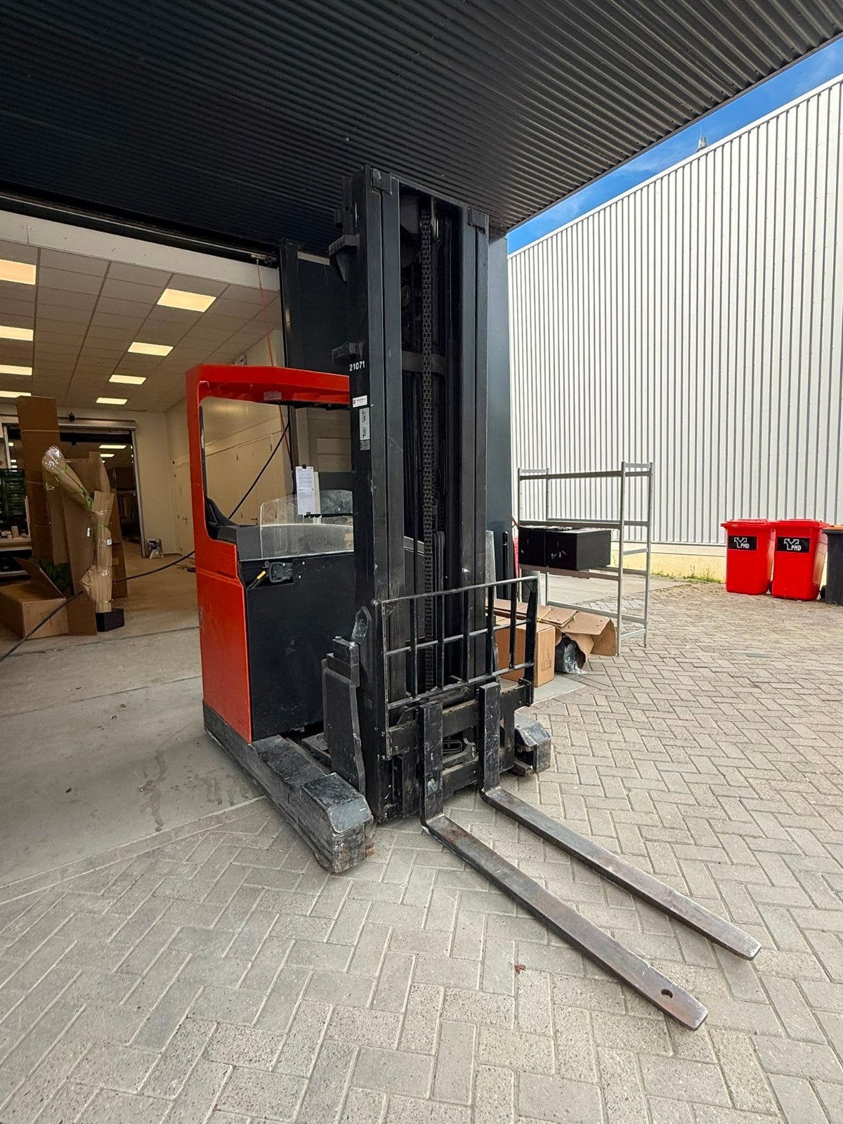 heftruck en stapelaar, Zakelijke goederen, Machines en Bouw | Heftrucks en Intern transport, 1000 tot 2000 kg, Ophalen, Elektrisch