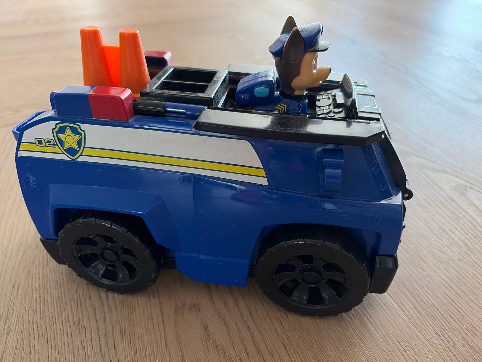 Paw Patrol Chase Politie Cruiser 2-in-1 Speelset, Ophalen, Gebruikt
