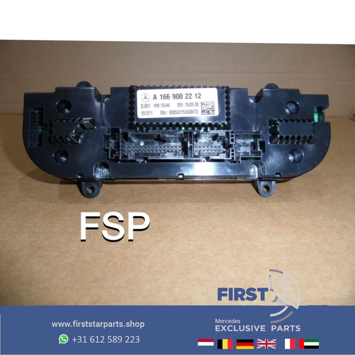 Mercedes W204 W212 X204 W166 Climatronic kachel bediening or, Gebruikt, -, Ophalen of Verzenden, -
