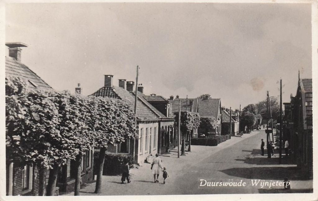 703-039-033 Duurswoude Wijnjeterp, Verzamelen, Ansichtkaarten | Nederland, Friesland, Voor 1920, Verzenden