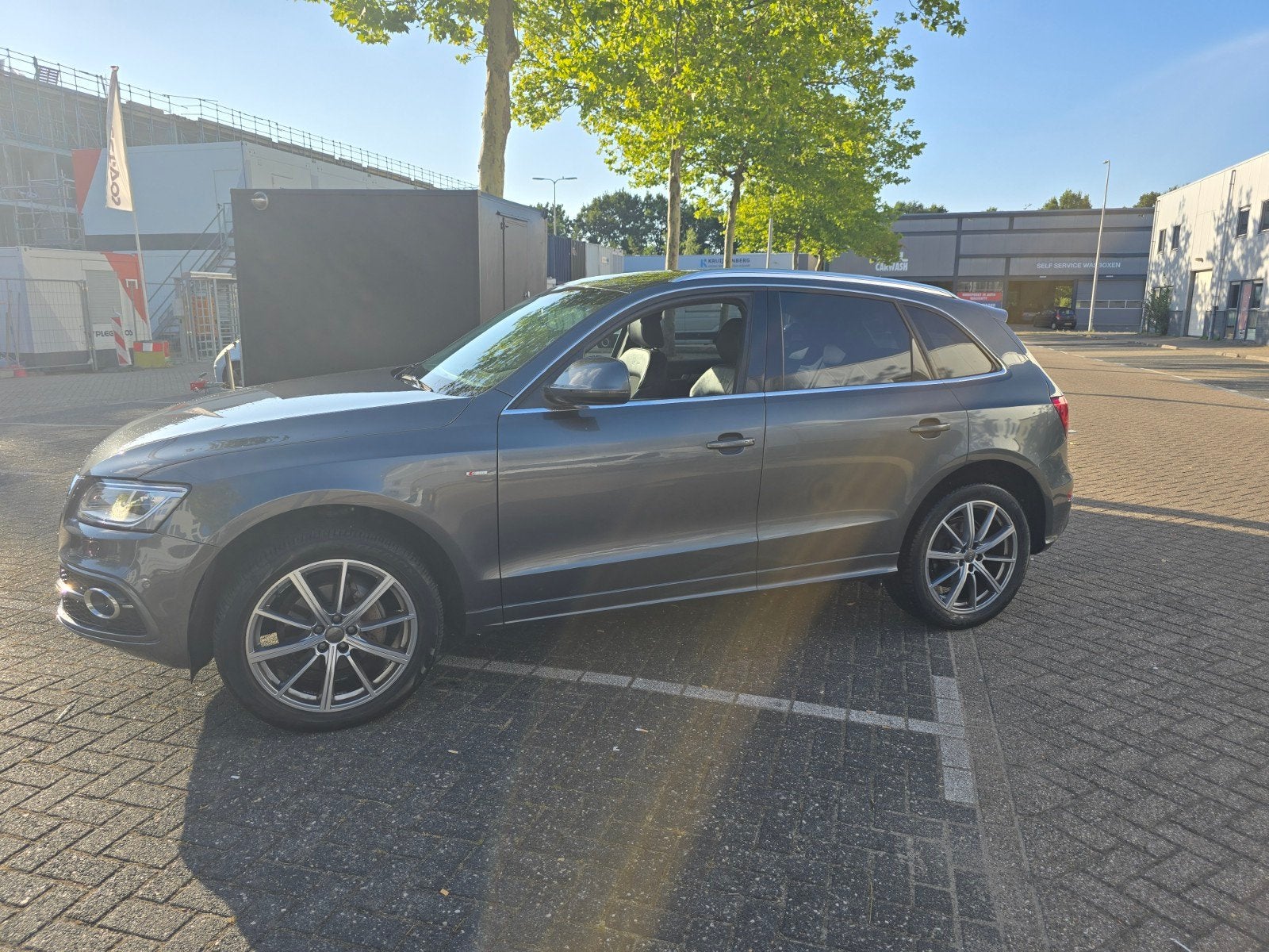 Audi Q5 2.0 Tfsi Quattro 165KW Tiptr 2014 Grijs, Auto's, 1730 kg, Navigatiesysteem, Zwart, 4 cilinders