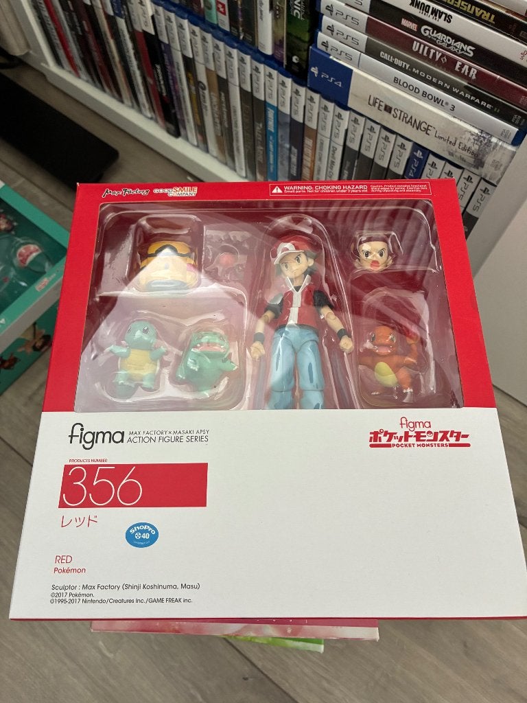 Figma pokemon red - altijd in vitrine gestaan 356, Ophalen of Verzenden, Zo goed als nieuw