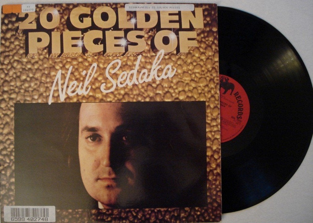 Neil Sedaka - 20 golden pieces of Neil Sedaka, LP, Gebruikt, Ophalen of Verzenden, 12 inch