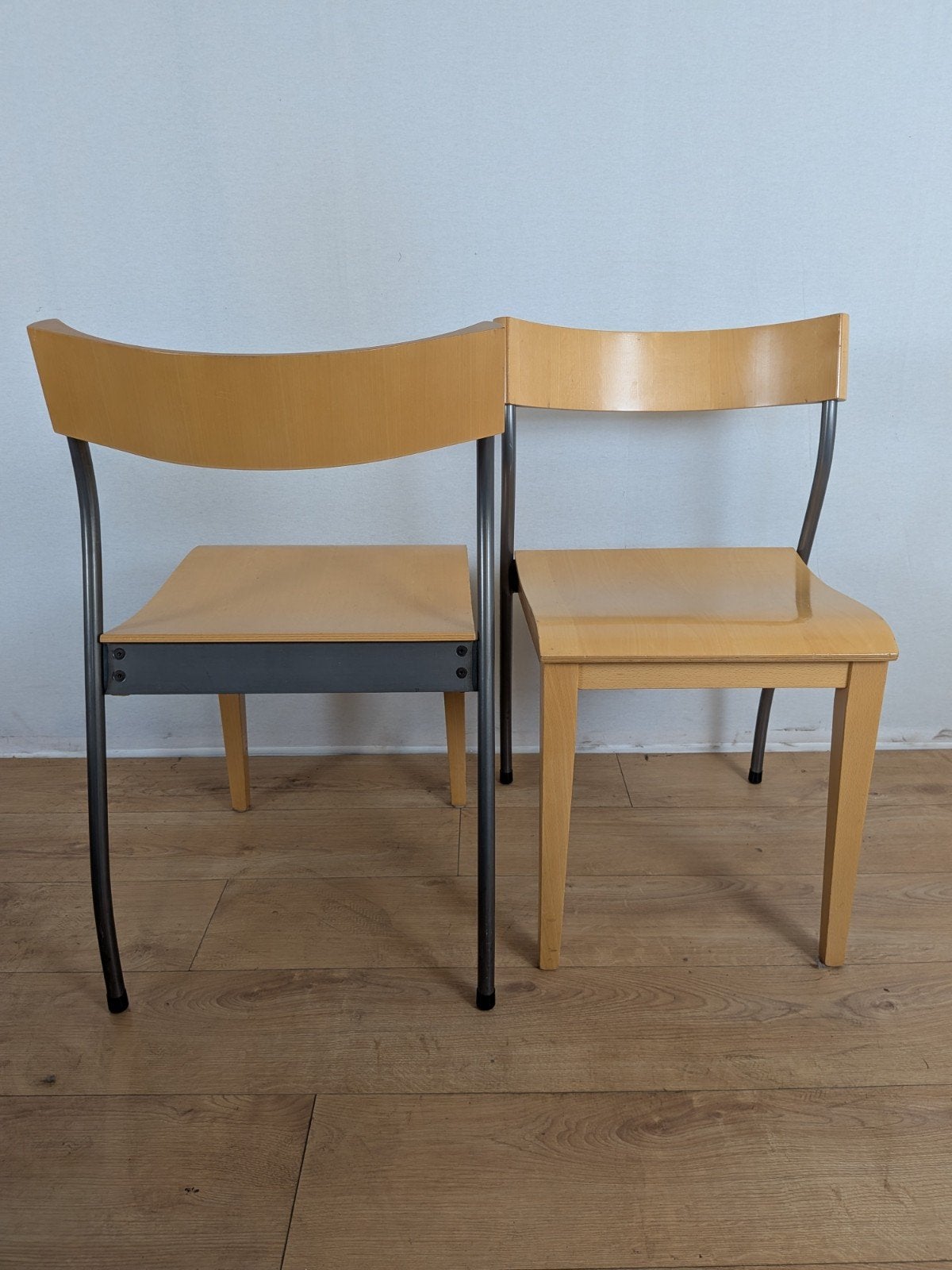 Set van 4 vintage IKEA NORDISK stoelen – Tina Christensen, Huis en Inrichting, Gebruikt, Twee, Overige kleuren, Onbekend