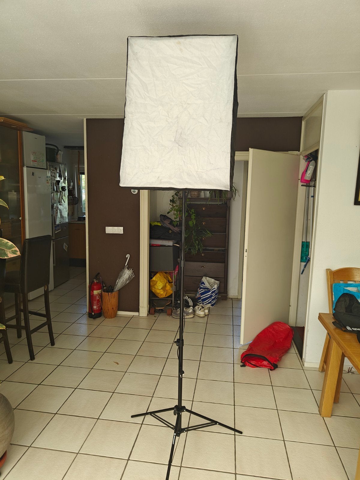 Bresser2stuks  Softbox met Statief en Draagtas - gebruikt, Ophalen, Lamp of Flitsset, Bresser, Zo goed als nieuw