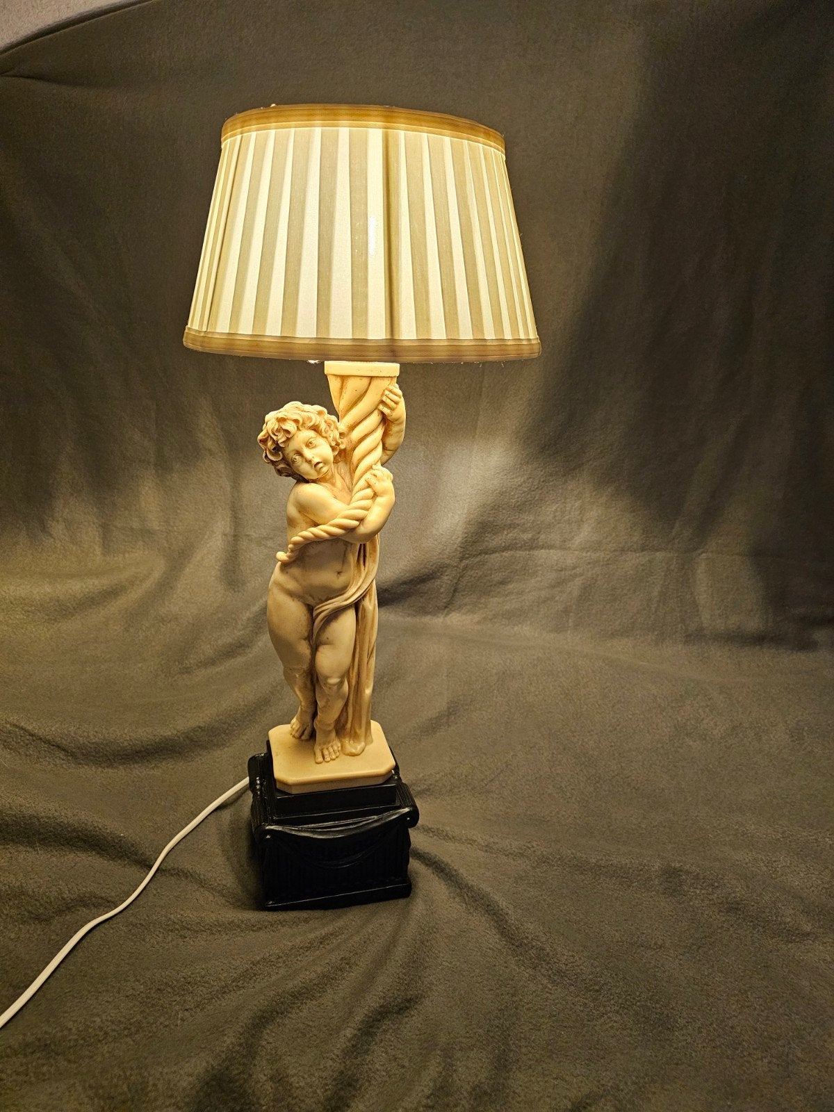 A Santini cherubijn tafellamp, Ophalen of Verzenden, Vintage