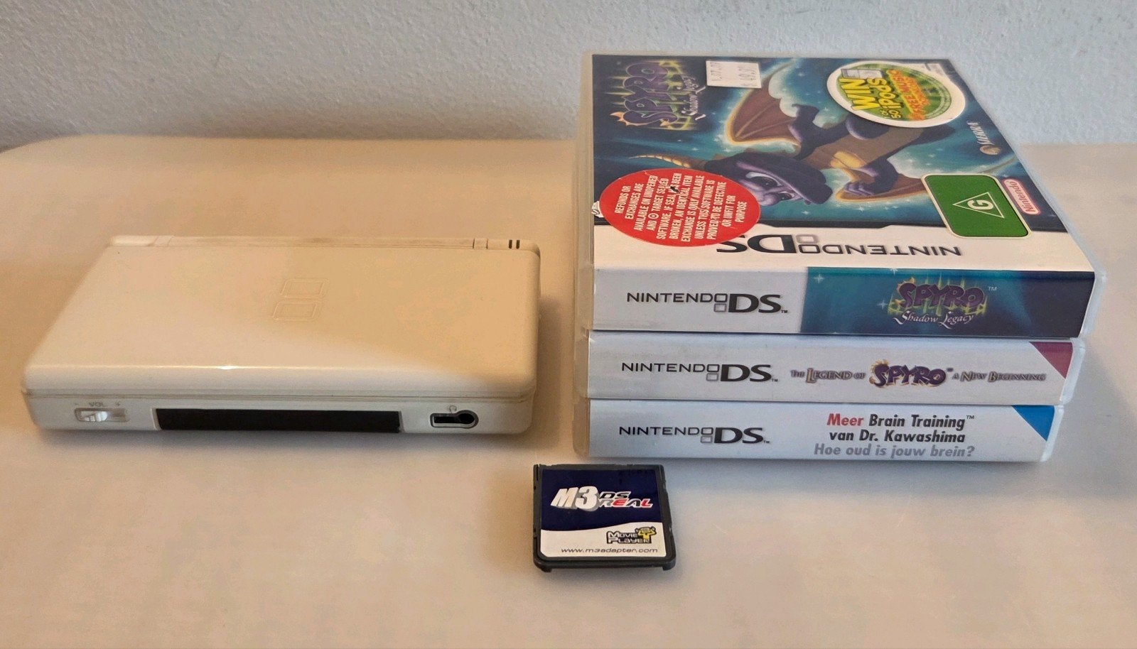 Nintendo DS Lite + 3 Games, Ophalen of Verzenden, N, N, N