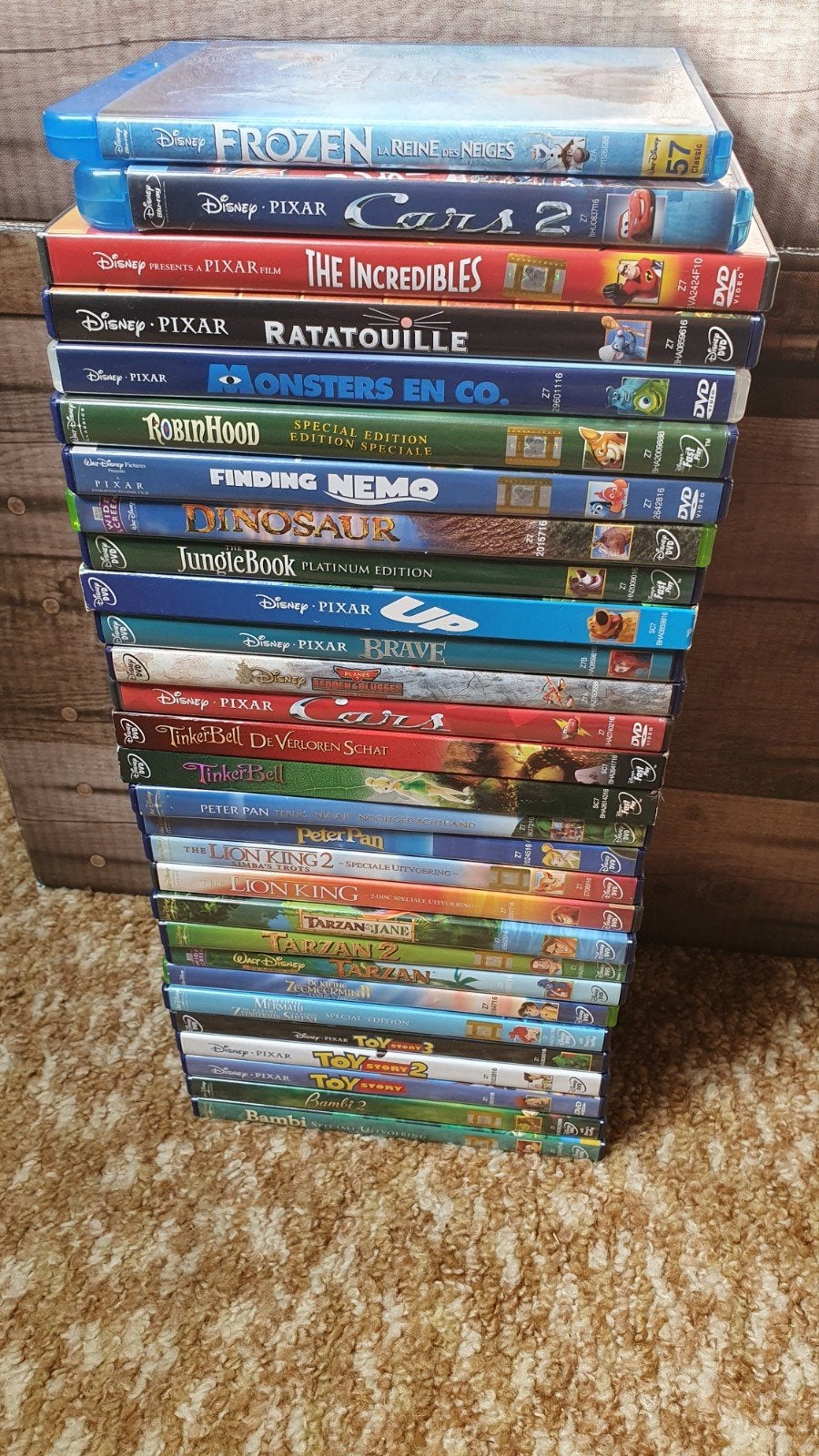 Grote collectie Disney/Pixar films op DVD en Blu-ray, Cd's en Dvd's, Alle leeftijden, Ophalen of Verzenden, Zo goed als nieuw
