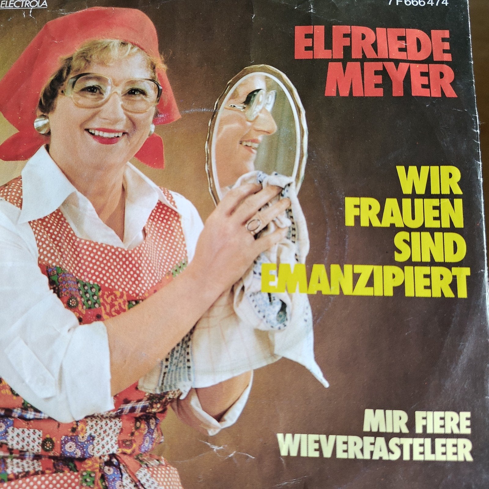 Elfriede Meyer - Wir Frauen Sind Emanzipiert Single, Cd's en Dvd's, Vinyl Singles, Gebruikt, Overige genres, Ophalen of Verzenden