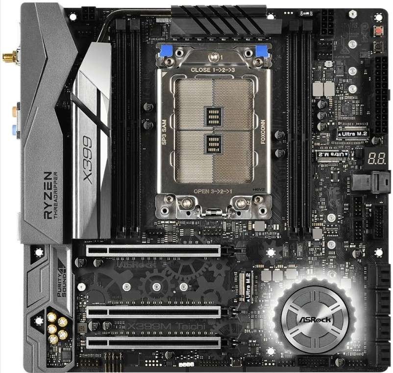 ASRock X399M Taichi, Computers en Software, TR4, DDR4, Ophalen of Verzenden, Bijsterhuizen 1111 , Nijmegen Gelderland, NL
