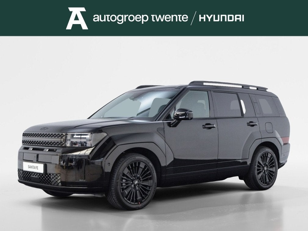 Hyundai Santa Fe 1.6 T-GDI PHEV Black Line | 7-zits | 360 ca, Auto's, Hyundai, 12 maanden, Gebruikt, 4 cilinders, 2065 kg