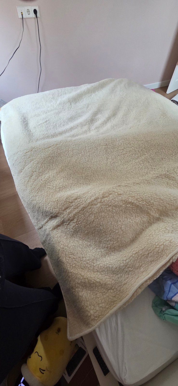 Schapenwollen onderdeken 180 x 200 - Heerlijk warm en comfor, Ophalen of Verzenden