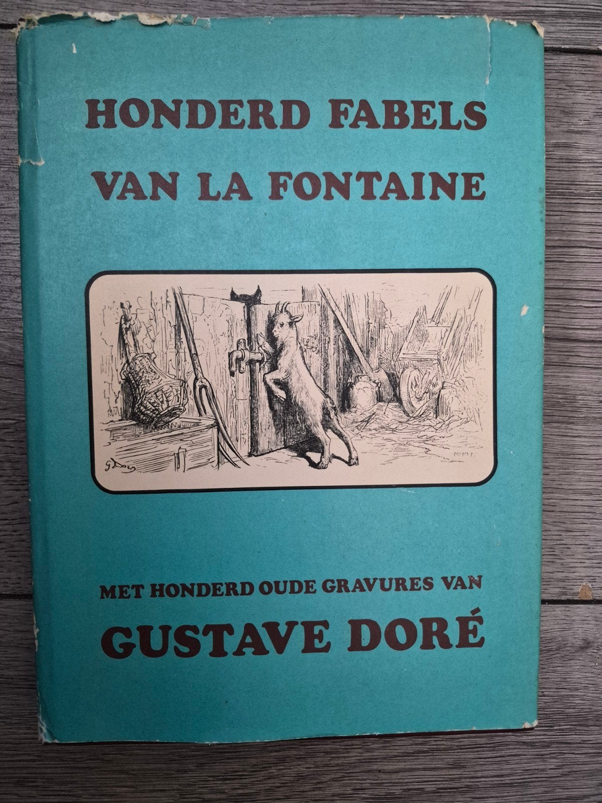 Honderd Fabels (en gravures)  van La Fontaine, Boeken, Sprookjes en Fabels, Ophalen of Verzenden, Gelezen, La Fontaine