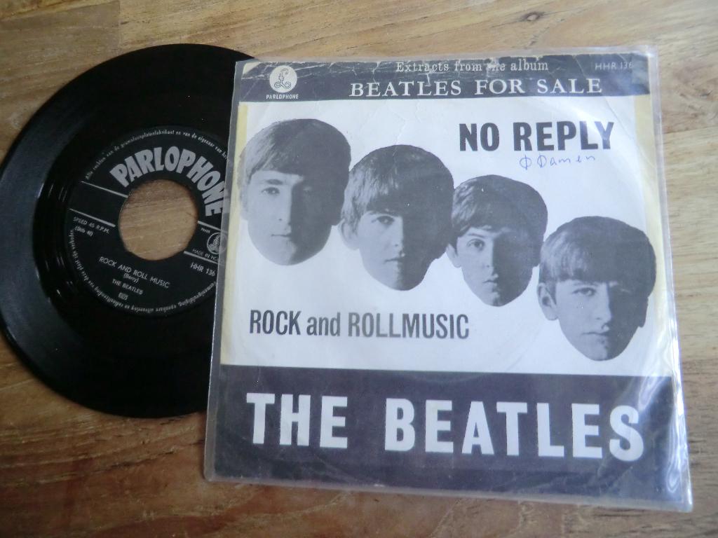 the beatles    rock and roll music/no reply, Cd's en Dvd's, Vinyl Singles, Gebruikt, 7 inch, Single, Ophalen of Verzenden