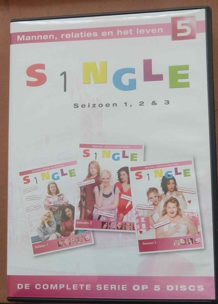 Single S1ngle Seizoen 1, 2 en 3 (5DVD), Alle leeftijden, Ophalen of Verzenden, Zo goed als nieuw