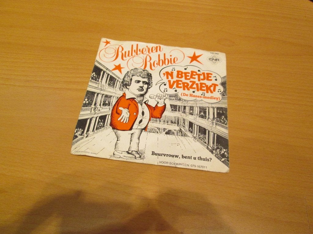 6 singles van Rubberen Robbie (ook per stuk te koop), Ophalen of Verzenden, Gebruikt, Pop