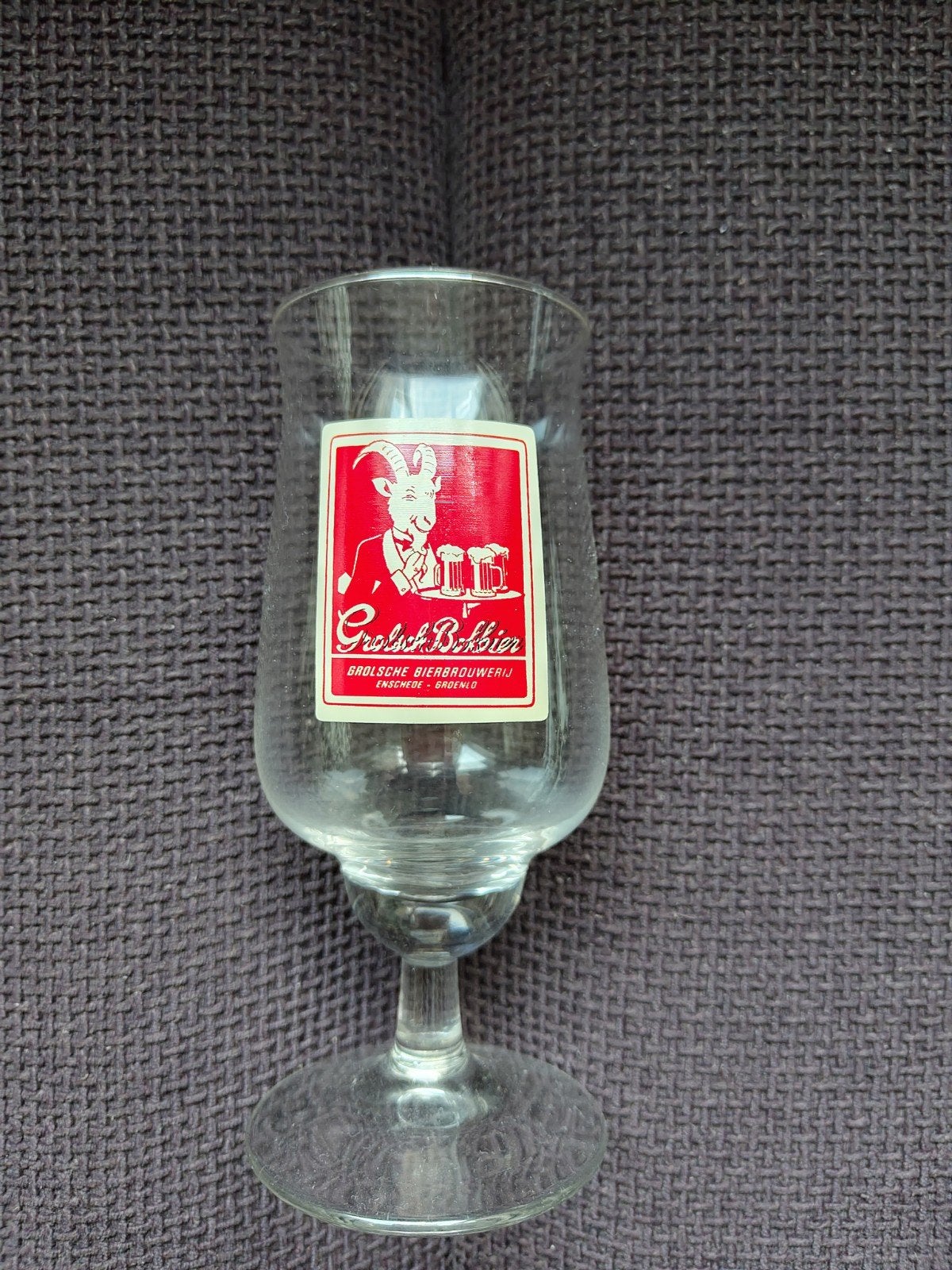 Grolsch bokbierglas, Verzamelen, Ophalen of Verzenden, Zo goed als nieuw, Glas of Glazen, Grolsch