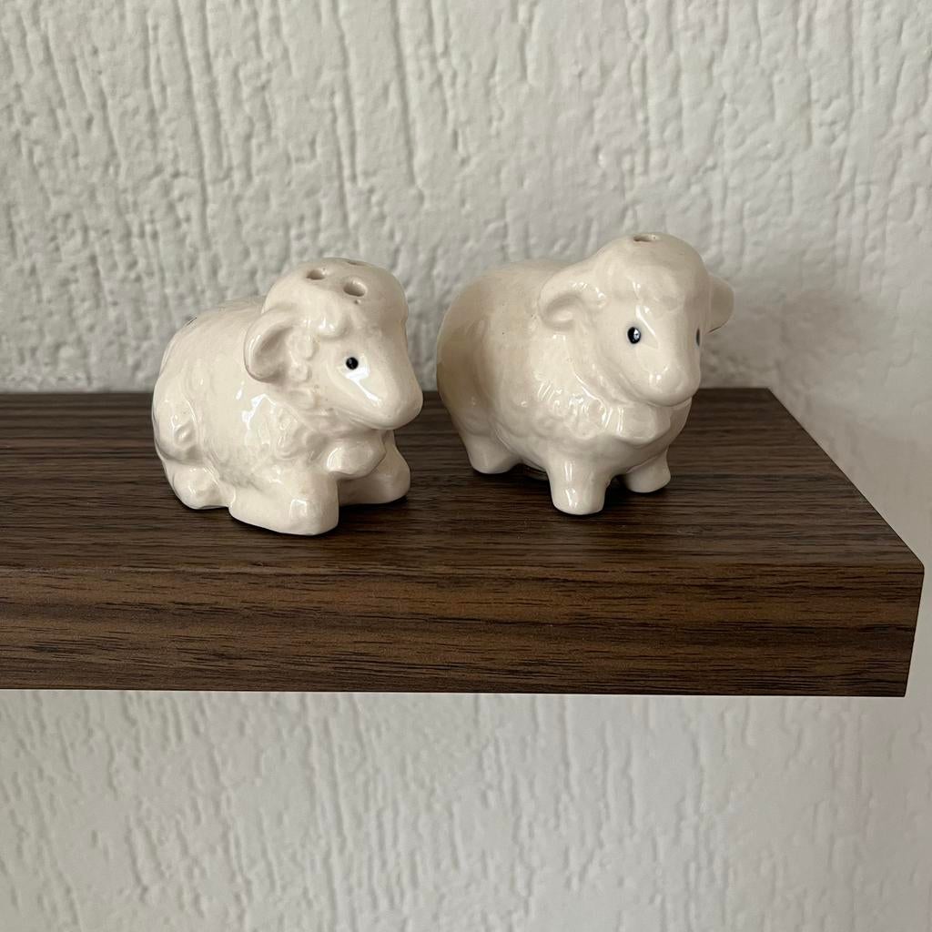 Schapen keramische peper en zoutstel, Ophalen of Verzenden