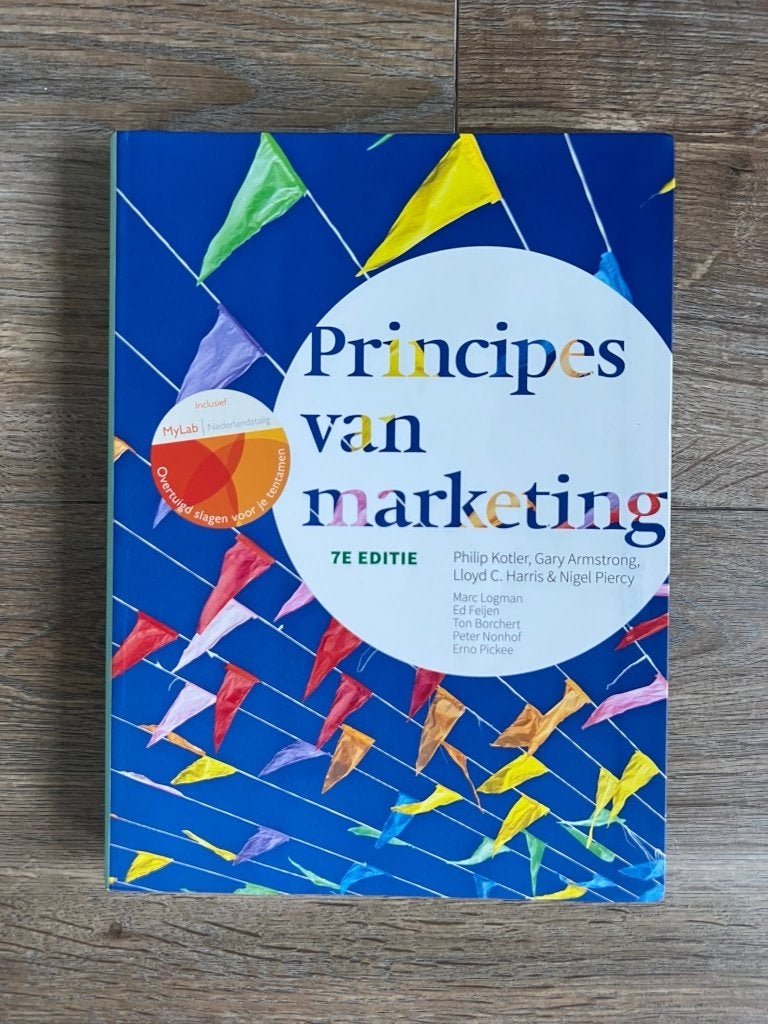 Principes van marketing, Boeken, Ophalen of Verzenden, Alpha, Zo goed als nieuw, HBO