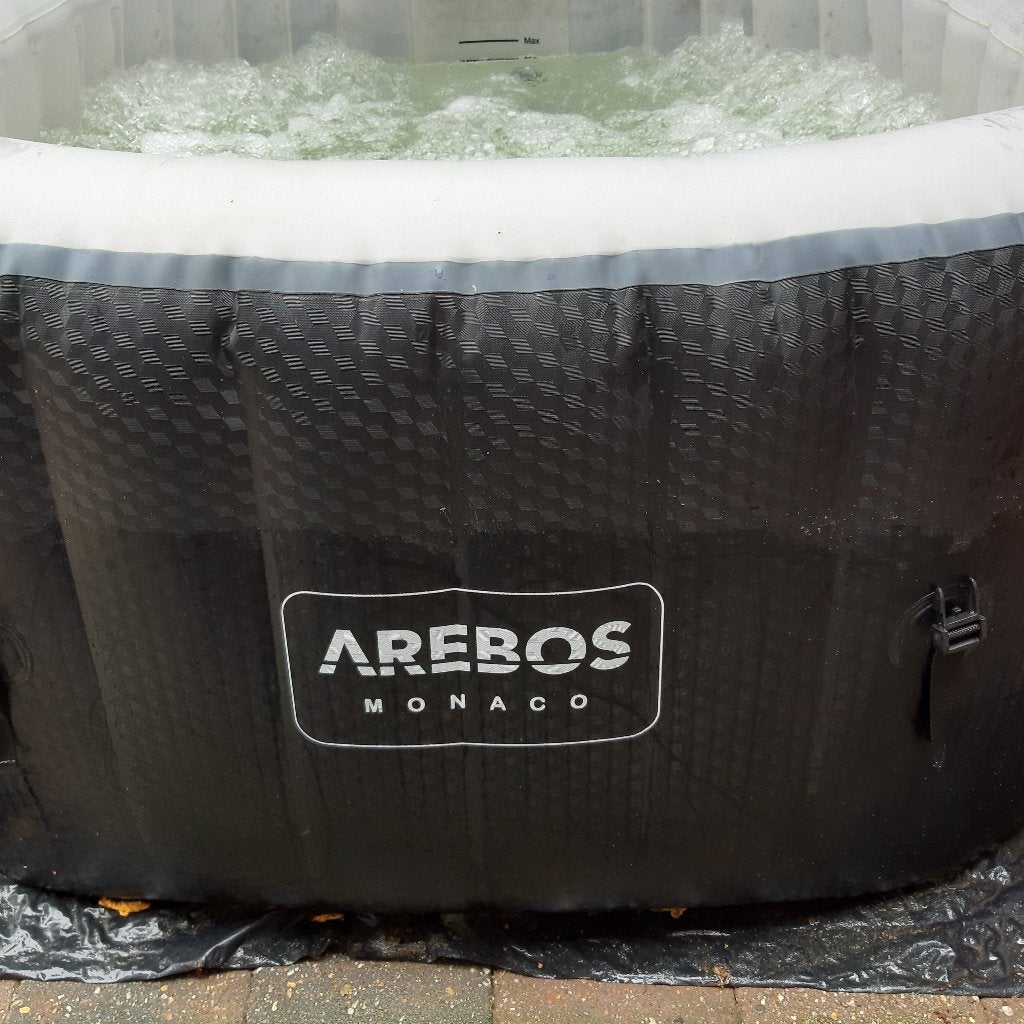 AREBOS monaco whirlpool, jacuzzi, Ophalen, Gebruikt, Filter, Opblaasbaar