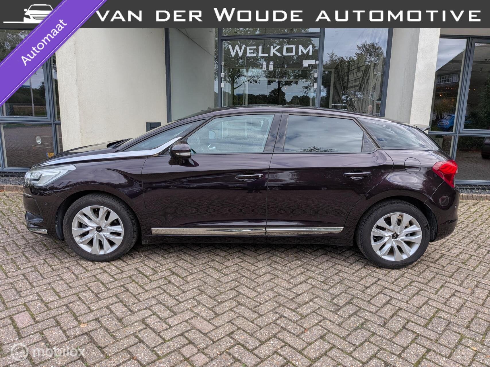 Ds 5 1.6 THP Chic AUT. 2016 Clima|Cruise|Navi|LED|Leder!, Auto's, 1404 kg, 165 pk, 1598 cc, 750 kg