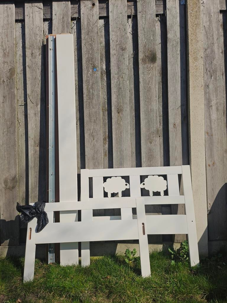 Ikea Kritter peuterbed, Kinderen en Baby's, Kinderkamer | Bedden, Gebruikt, 140 tot 160 cm, 70 tot 85 cm, Lattenbodem, Matras