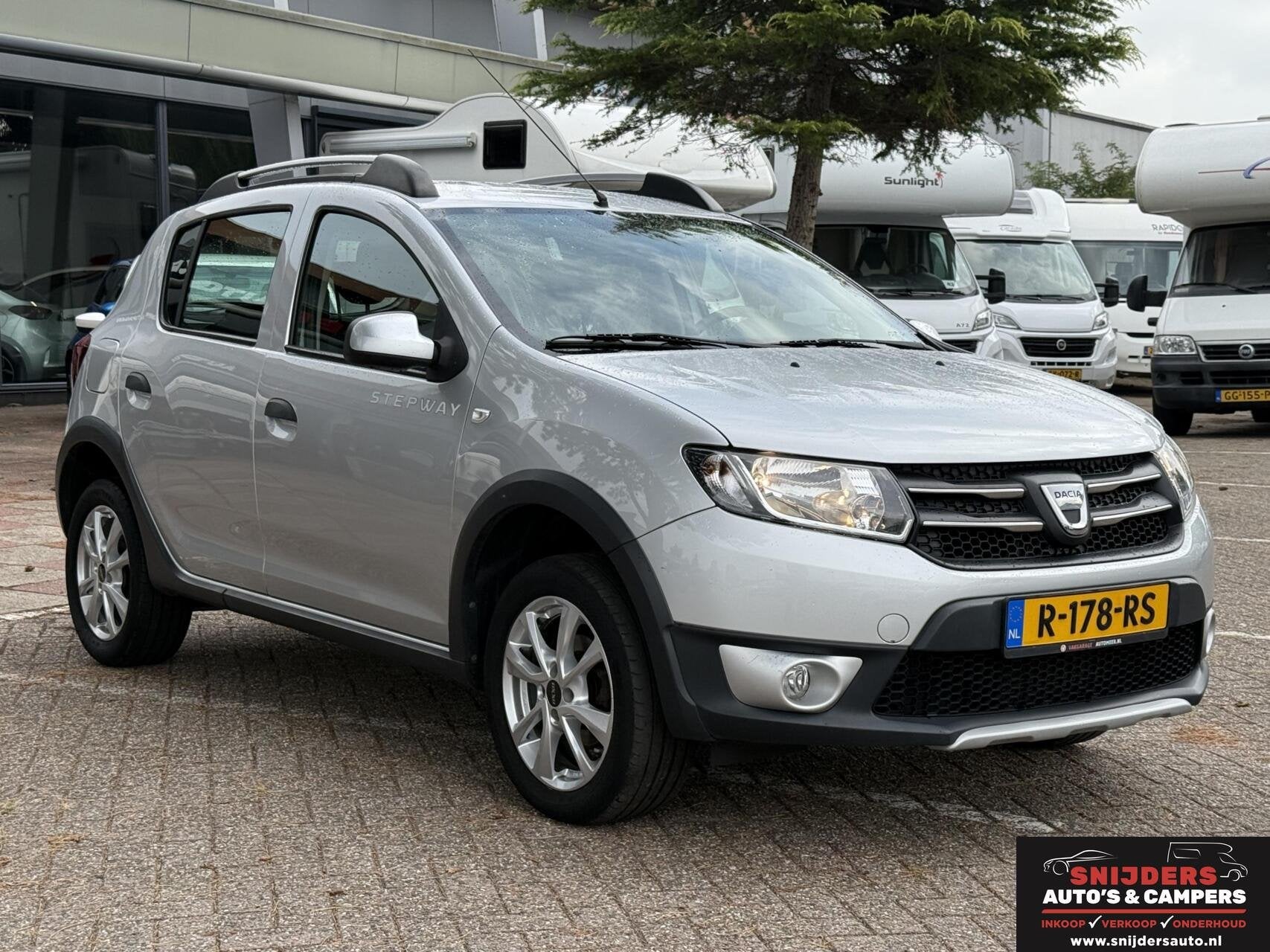Dacia Sandero 0.9 TCe Stepway Lauréate navi airco pdc, Auto's, Voorwielaandrijving, Stof, Gebruikt, Bedrijf