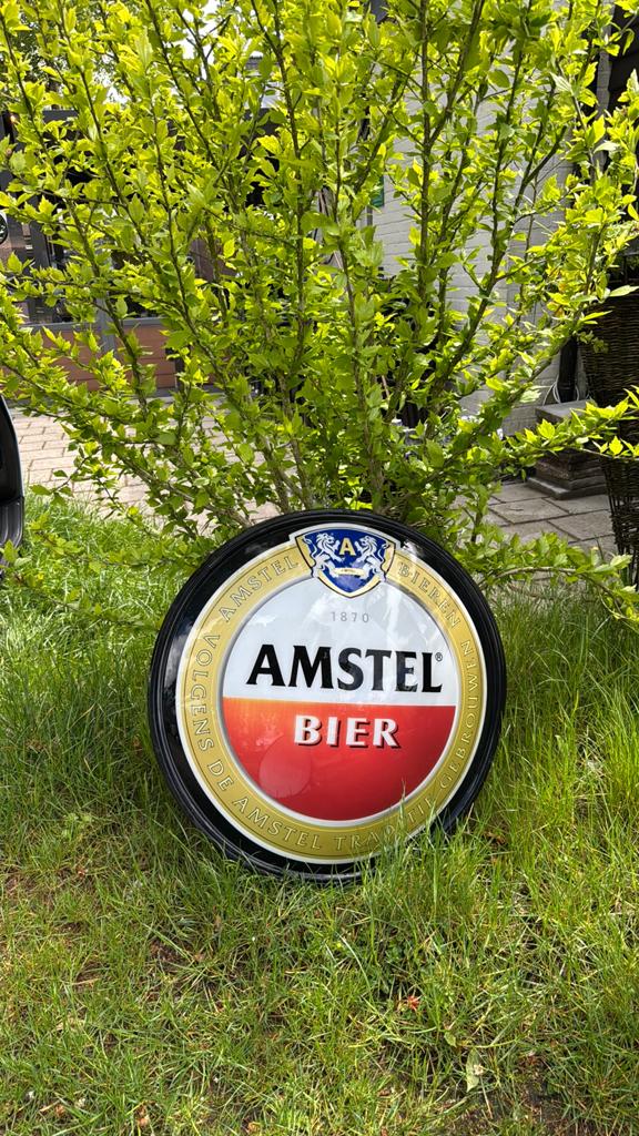 Amstel lamp 2 te koop, Verzamelen, Merken en Reclamevoorwerpen, Ophalen of Verzenden, Lichtbak of (neon) lamp