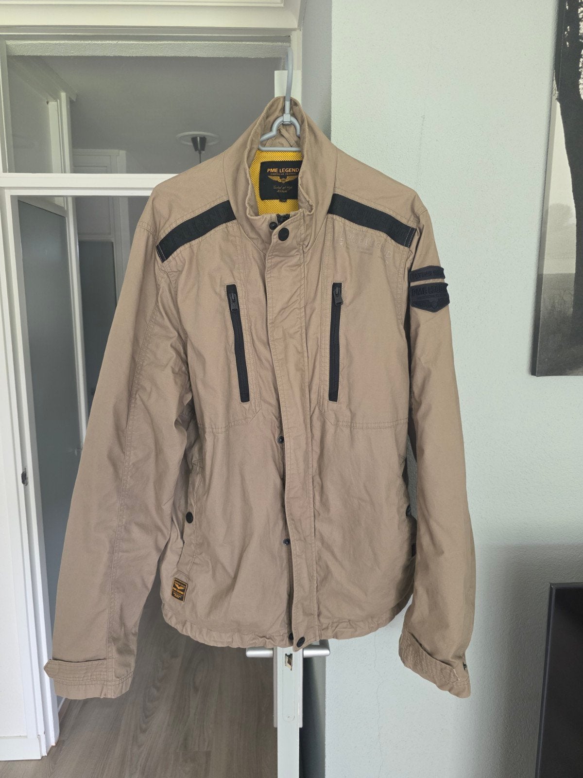 PME Legend Beige Zomerjas XXL - Airpack 2.0, Kleding | Heren, Jassen | Zomer, Gedragen, Overige maten, Beige, Ophalen of Verzenden