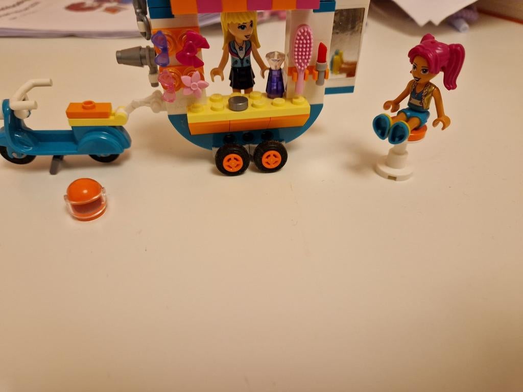 Lego Friends Kapperszaak op Scooter (41719), Compleet, Gebruikt, Lego, Friends