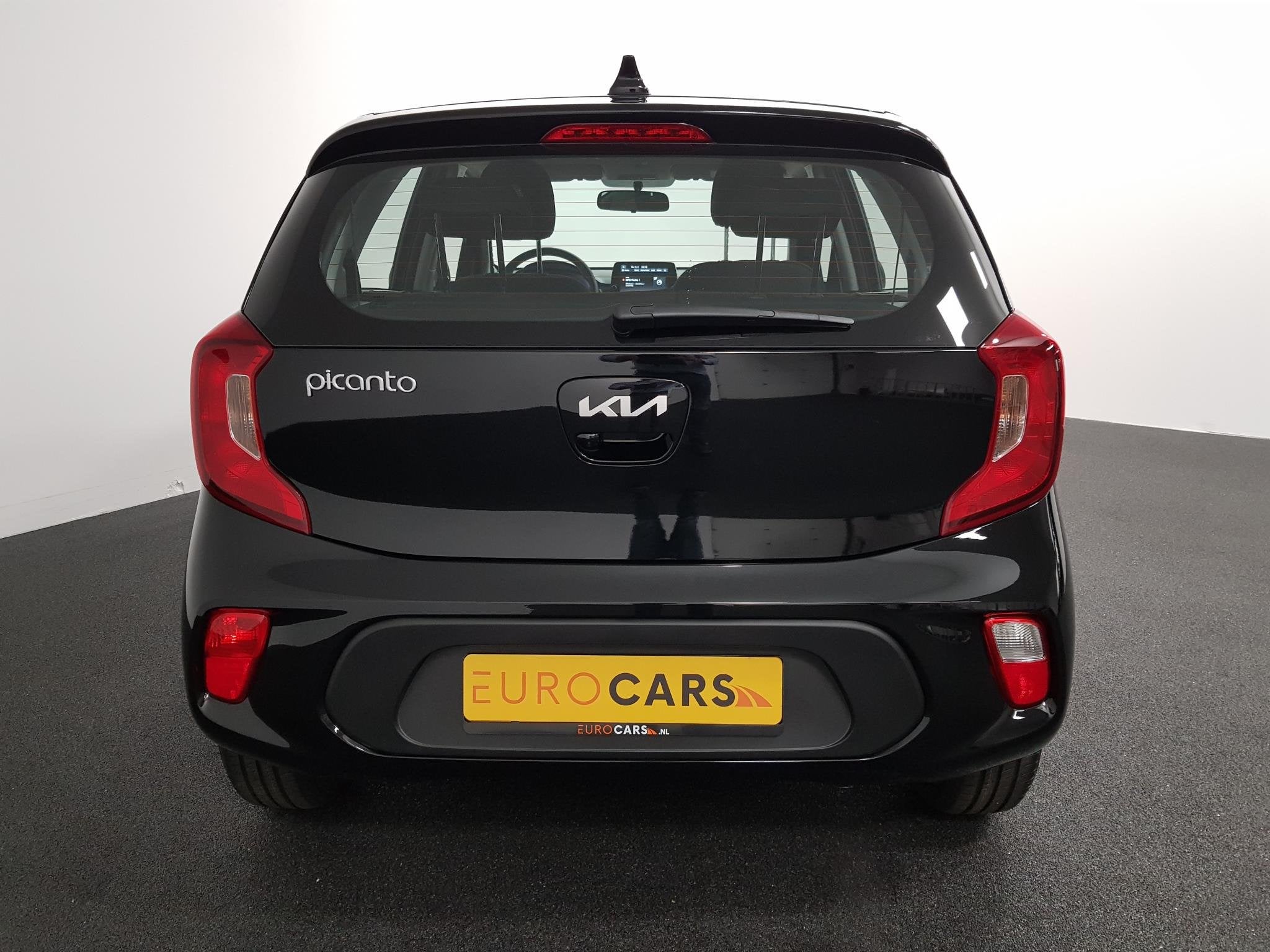 Kia Picanto 1.0 DPi Automaat DynamicLine Navigatie Apple Car, Auto's, Kia, 877 kg, Stof, Gebruikt, Euro 6