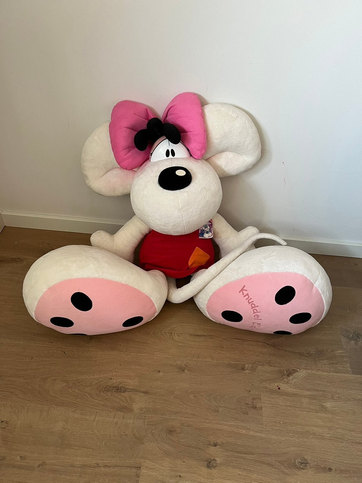 Zeer grote Diddlina knuffel, helemaal schoon., Ophalen, Zo goed als nieuw, Knuffel