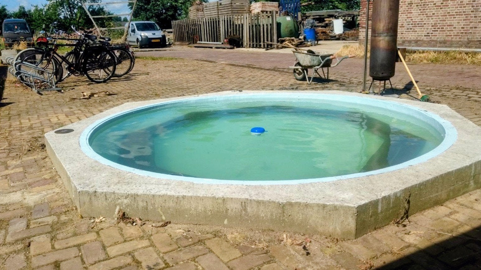 zelfgemaakt hot tub voor de doe-het-zelver, Ophalen, Gebruikt, 80 tot 120 cm, Rond