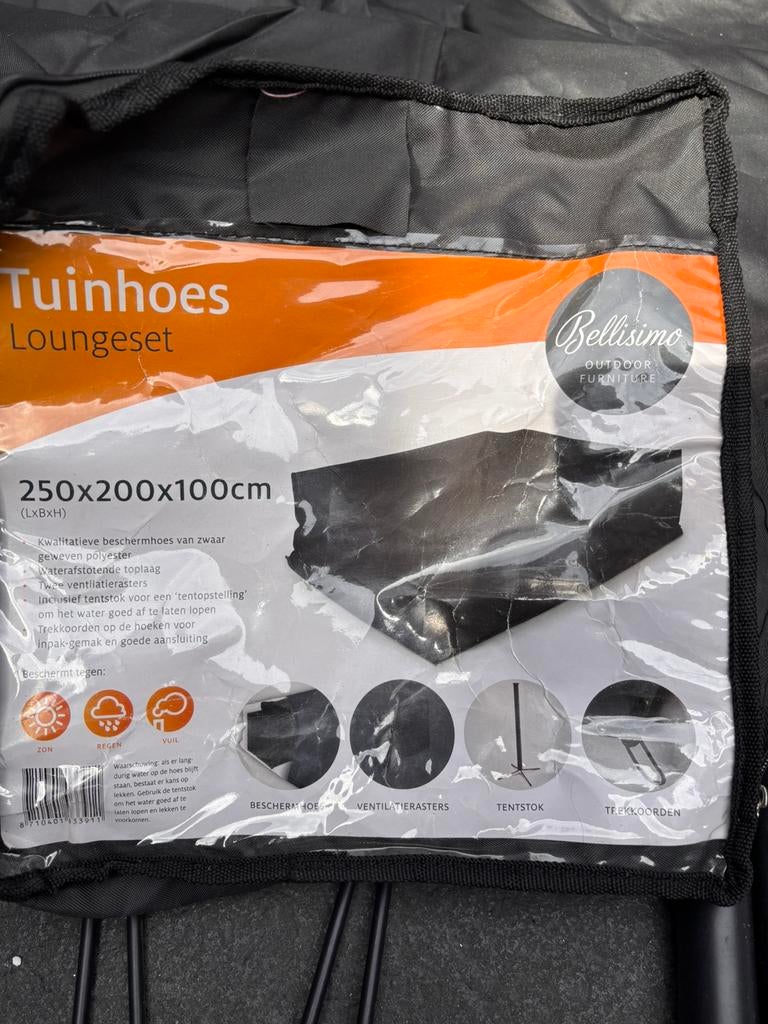 Tuinhoes voor loungeset (Bellissima 2,5x2x1m), Ophalen of Verzenden, Gebruikt