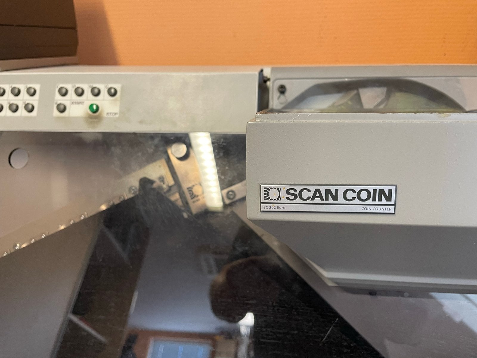Klein geld Scan Coin SC303 Munten sorteermachine met printer, Ophalen