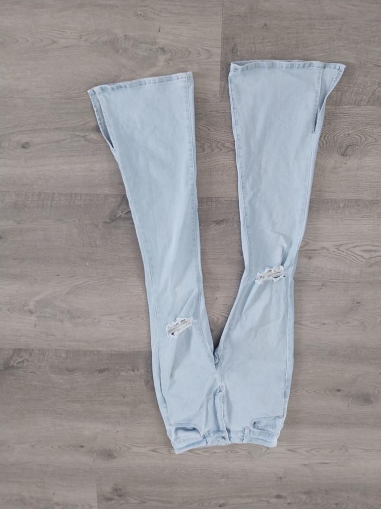 Blauwe broek maat M shein, Blauw, Ophalen of Verzenden, Zo goed als nieuw, W28 - W29 (confectie 36)